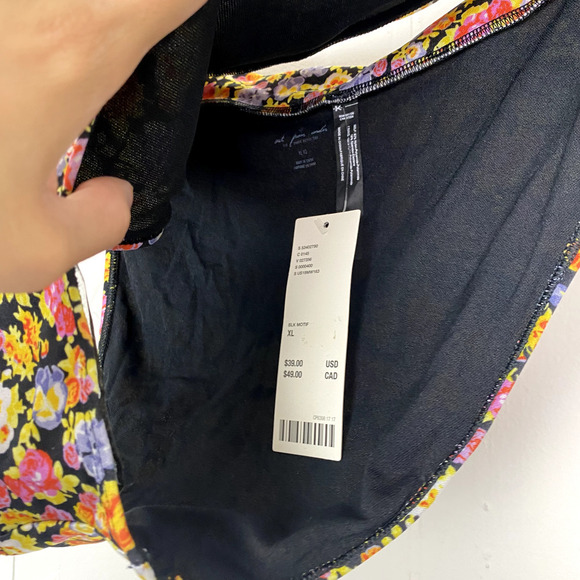 Womens Urban Outfitters Out From Under Floral Swim Bottom High Waist Size XL NWT - Picture 4 of 5